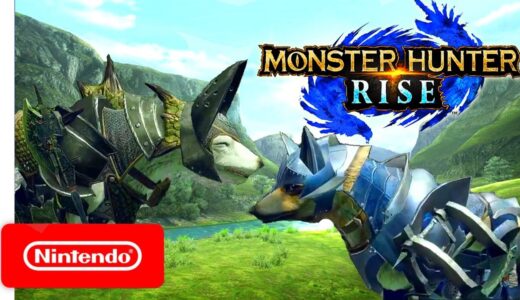 Monster Hunter Rise PALAMUTE ARMOR GAMEPLAY NEW MONSTER Nintendo Switch モンスターハンターライズ オトモガルク 鎧 ゲームプレイ