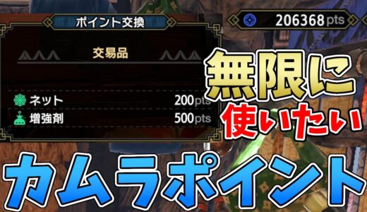 【モンハンライズ】初心者でも出来る最強のカムラポイント稼ぎ。1回で5万前後。溶岩洞と水没林の2種類を紹介。落とし穴や秘薬を無限に使うために【MHRise実況】