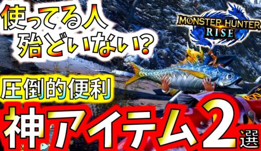 立ち回りを超快適にする神アイテム2選!!入手方法が独特なのでおすすめ入手術も紹介。【モンハンライズ/MHRise】【モンスターハンターライズ】