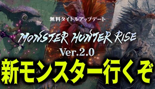 新モンスター行くぞお！9時配信らしい【モンハンRISE】