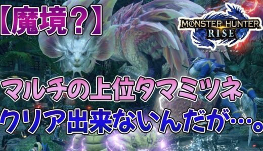 【モンハンライズ】上位マルチのタマミツネが強すぎてクリアできないんだが…みんなバタバタ乙っていくし【みんなに反応まとめ】【MHRise】