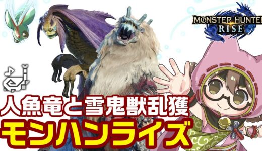 【モンハンライズ】ラスボス後！ゴシャハギとイソネミクニを乱獲してレア護石と金冠をもぎとる【モンスターハンターライズ】