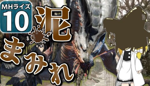 【モンハンライズ】泥まみれと泡まみれで もうめちゃくちゃだよ！【運任せの百竜討伐 #10】