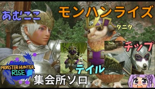 【ゲーム配信Live】（集会場ソロ）MONSTER_HUNTER_RISE（モンスターハンターライズ）１１