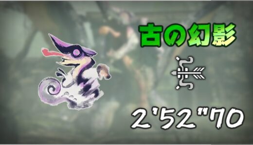 【MHRise】古の幻影　オオナズチ　弓ソロ　2’52″70【モンスターハンターライズ】