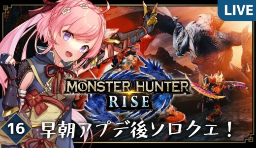 【MONSTER HUNTER RISE】#16 操虫棍でアプデ後のカムラの里を楽しむぞ！モンハンライズ実況