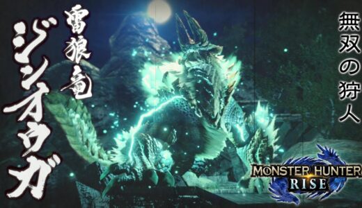 里クエ【太刀】大型モンスター狩猟『ジンオウガ』モンスターハンターライズ【MONSTER HUNTER RISE】MHRise