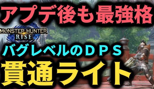 火力 快適 安全すべてが揃った貫通ライト装備が最強すぎるｗアプデ後も健在ナルガ貫通ライト【モンハンRISE】