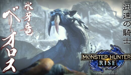 【モンスターハンターライズ】本格的な氷のモンスター！？氷牙竜ベリオロス登場！part21【MONSTER HUNTER RISE】【実況】