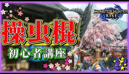 【モンハンライズ】操虫棍始めませんか？操虫棍初心者講座！【エキスのお悩み解決します！】