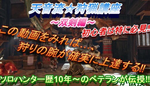 モンハンライズ☆攻略～双剣の使い方・立ち回り講座♪オススメ装備も紹介♪～