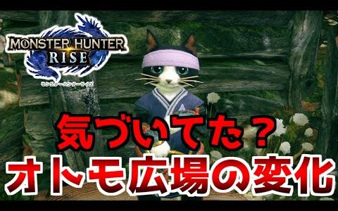 意外と気づいてない？ オトモ広場の追加アップデートと新隠密隊の報酬のうまさ！ 【モンハンライズ】