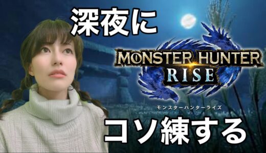 【モンスターハンターライズ】深夜にコソ練