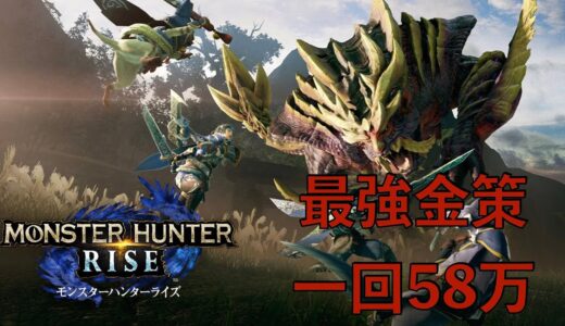 モンハンライズ 1回58万!?脅威的な放置金策紹介