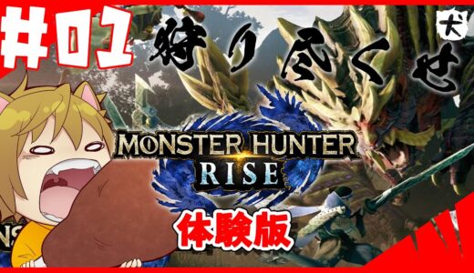 【MHRise】モンスターハンターライズ体験版 #01 【操竜と大剣】