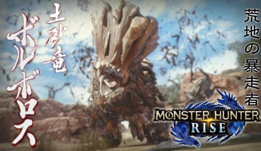 里クエ【太刀】大型モンスター狩猟『ボルボロス』モンスターハンターライズ【MONSTER HUNTER RISE】MHRise