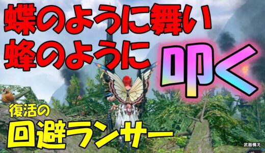 【モンハンライズ】回避ランサー復活？被弾０の最大の敵は○○○○だった…