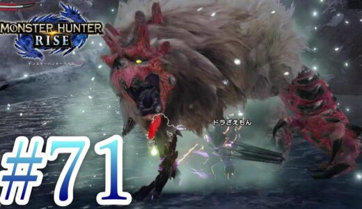 #71【MHRise】操竜フィニッシュ！MONSTER HUNTER RISE モンスターハンターライズ