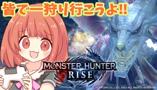 【MHRise 】私と一狩り行こうよ☆　モンハンライズライブ配信!!