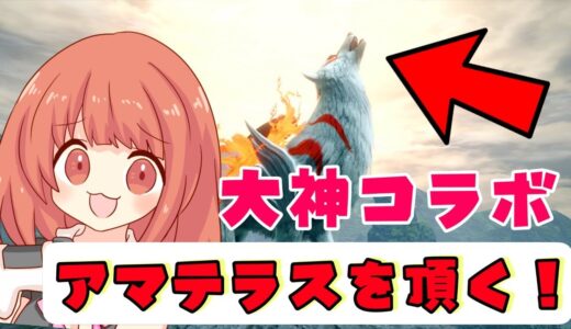 【MHRise 】大神コラボのアマテラスをGETする★　モンハンライズライブ配信!!