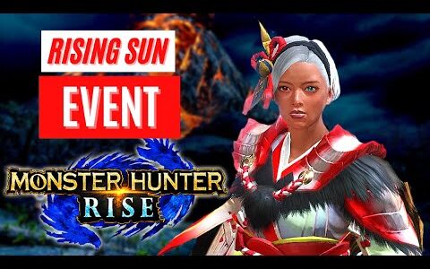 Monster Hunter Rise RISING SUN!? GAMEPLAY TRAILER EVENT REVEAL AMATERASU OKAMI モンスターハンターライズ 太陽は昇る！？