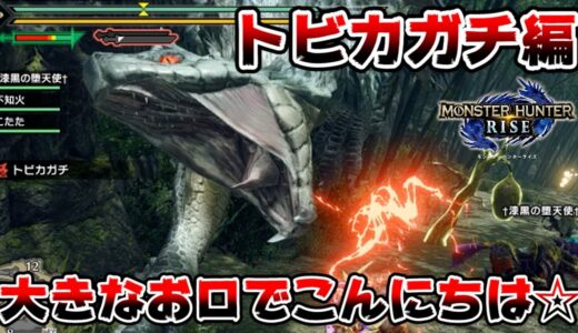 【モンハンライズ】俺たち強くなりすぎた…？最強ハンター決定戦トビカガチ編！