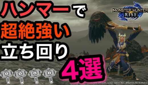 【MHRise】知っておくだけで最強になれるハンマーの立ち回り、紹介します【モンハンライズ】
