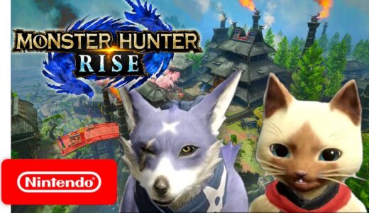 Monster Hunter Rise GAMEPLAY Palamute Palico CUSTOMIZATION (Nintendo Switch) モンスターハンターライズ カスタマイズ
