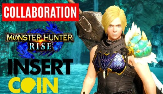 Monster Hunter Rise x Insert Coin COLLABORATION GAMEPLAY TRAILER REVEAL モンスターハンターライズ x Insert Coin