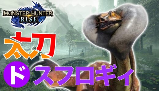 【モンハンライズ】ドスフロギイ太刀ソロ