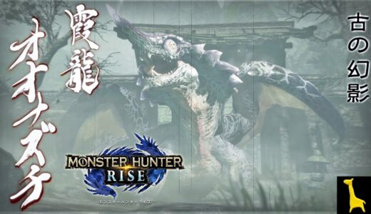 【モンハンライズ】字幕実況#4 オオナズチ 初見 双剣 HR20 緊急クエスト 集会所クエスト ★7 古の幻影 MONSTER HUNTER RISE
