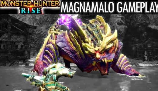 Monster Hunter Rise MAGNAMALO GAMEPLAY COMBAT SHOWCASE BATTLE TRAILER モンスターハンターライズ マガイマガド 戦闘 ゲームプレイ