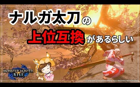 【モンハンライズ】太刀装備  火属性で強い太刀！ナルガ太刀に少し飽きた方はこれも使ってみて！