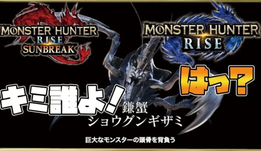 【モンハンライズ】未来予知！はっ？ギザミって誰よ！実はみんな待っていました！【MHRiseSunbreak モンスターハンターライズ：サンブレイク】