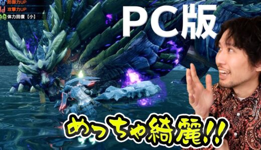 PC版のモンハンライズがヌルヌルでグラフィックも超綺麗！最高だろこれ！【Steam版】