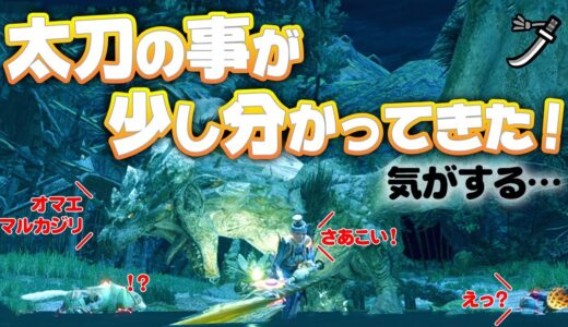 【モンハンライズ】太刀のコツがもう少しで掴めそう！【太刀で遊ぶMHRise】