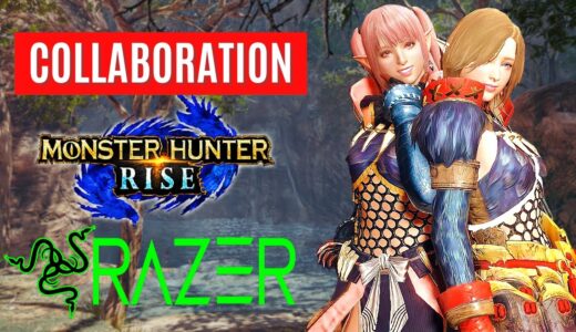 Monster Hunter Rise x Razer COLLABORATION GAMEPLAY TRAILER REVEAL RGB CHROMA モンスターハンターライズ x レイザー
