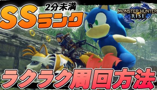 【SSランク】ソニックコラボ「いっぱいのリングをこの手に！」周回方法【モンハンライズMHRise】