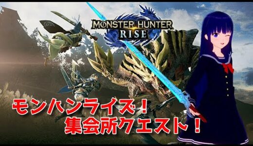 【モンスターハンターライズ】いろんなモンスターに会いにいくモンハン【水無月聖/VTuber】