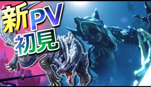 【MHRise】～サンブレイクのPV2をやっと見れたオタクの反応～新牙竜がかっこよすぎ！もうちょっと見せてよ！！！【モンハンライズサンブレイク】