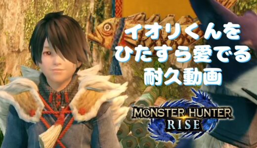 モンスターハンターライズ　ショｔ…イオリをひたすら愛でる動画　MONSTER HUNTER RISE Pretty boy Iori!!!（CV:花江夏樹）