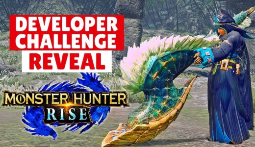 Monster Hunter Rise DEVELOPER CHALLENGE REVEAL GAMEPLAY TRAILER SUNBREAK モンスターハンターライズ 「チャレンジクエスト」