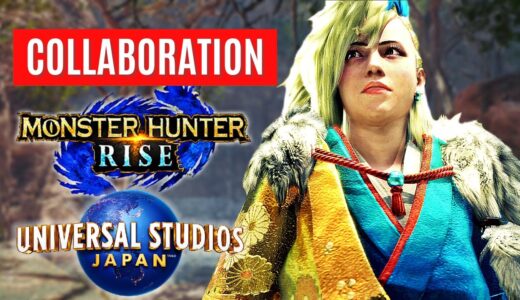 Monster Hunter Rise x USJ COLLABORATION REVEAL GAMEPLAY TRAILER NEWS モンスターハンターライズ x ユニバーサルスタジオジャパン