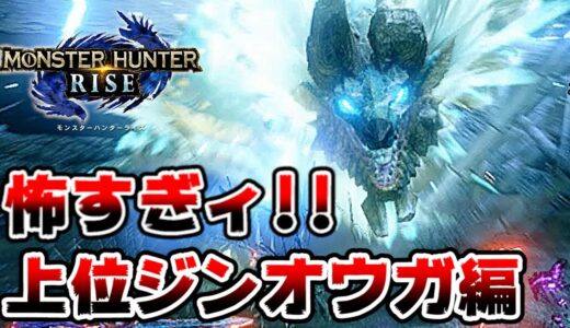 【モンハンライズ】なんかこいつ攻撃力バグってない？上位ジンオウガ編！