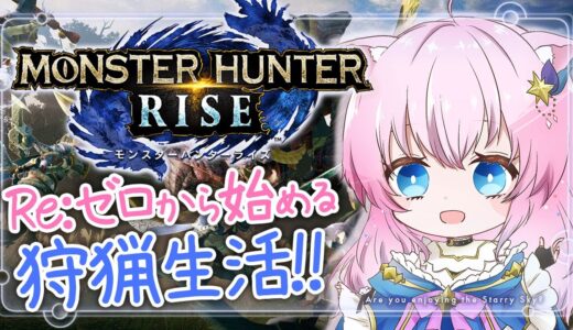【MHRise】Re:ゼロから始める狩猟生活！！【Steam版モンハンライズ】【MONSTER HUNTER RISE】