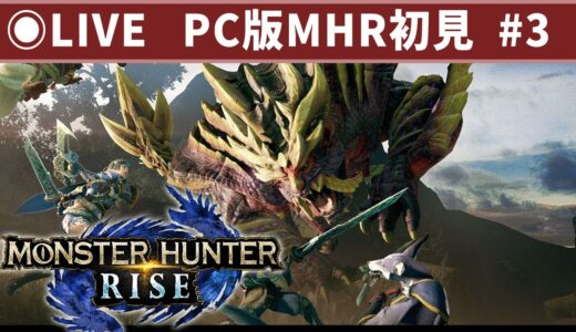 【Steam版MHR】#3 初見・ジャイロ弓使いのモンスターハンターライズ実況
