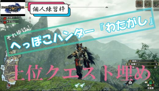 ＃7『モンスターハンターライズ【MHR】参加型配信』楽しくをモットーにまったりやりましょう♪【朝活！】