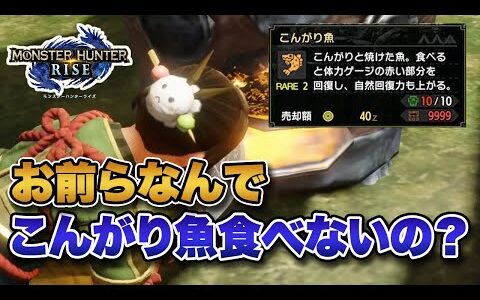 【MHRise】お前らなんでこんがり魚使わないの？有能なのに勿体なすぎない？【みんなの反応まとめ】