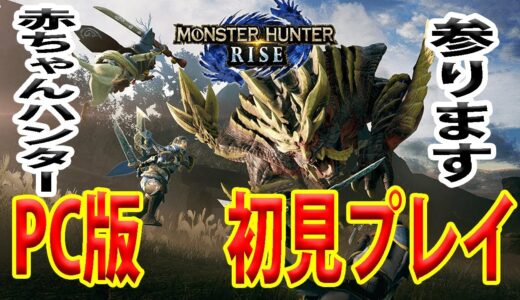[モンスターハンターライズ] 　PC版　初見様歓迎☆ 気楽にコメントしてください♪上位突入！