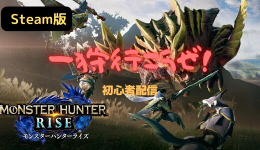 Steam版【モンスターハンターライズ】やり方わからないけど、太刀作ってみましたｗｗ教えてくれる人＆フレンド募集してます！